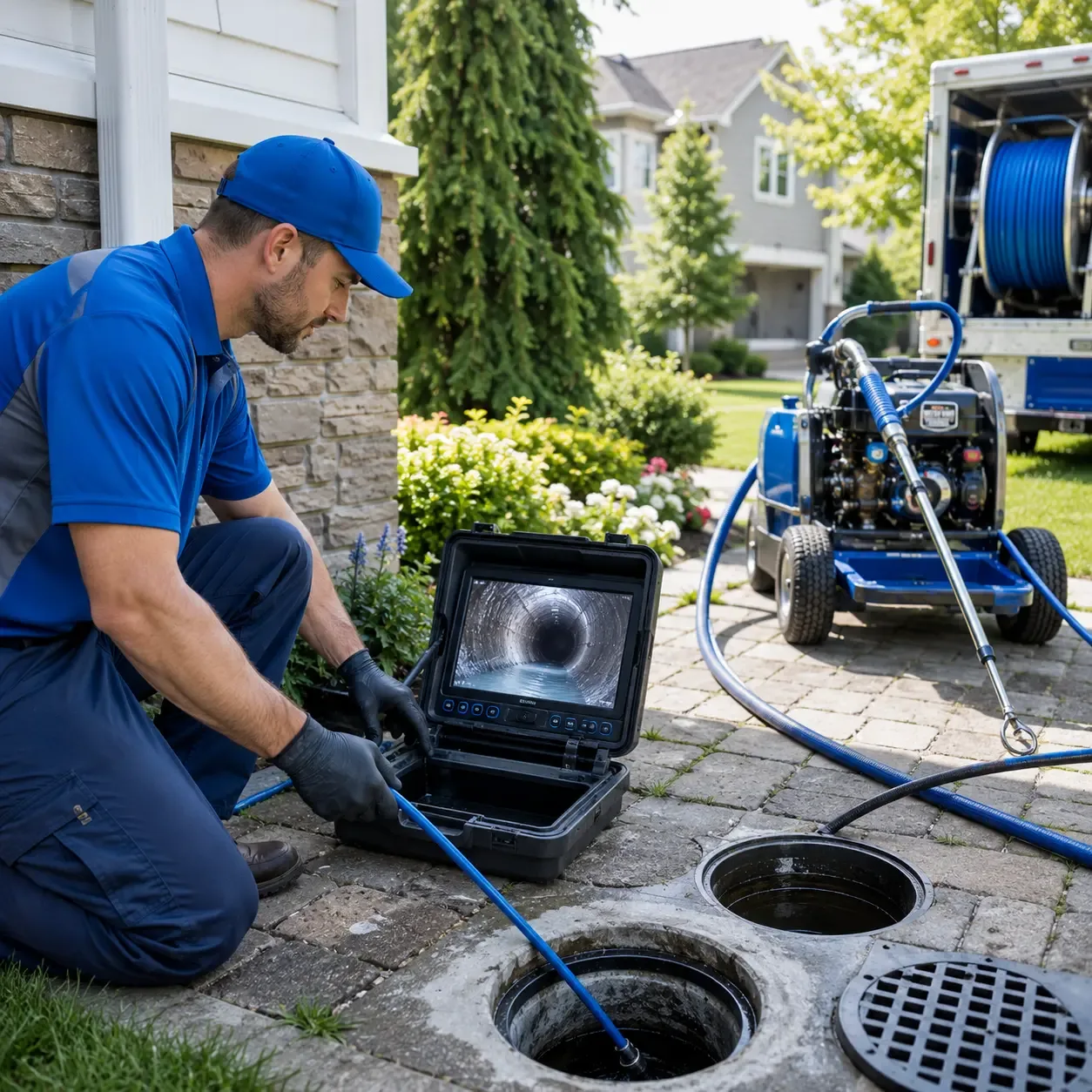 Outdoor drain cleaning professionals serving Loretto, TN